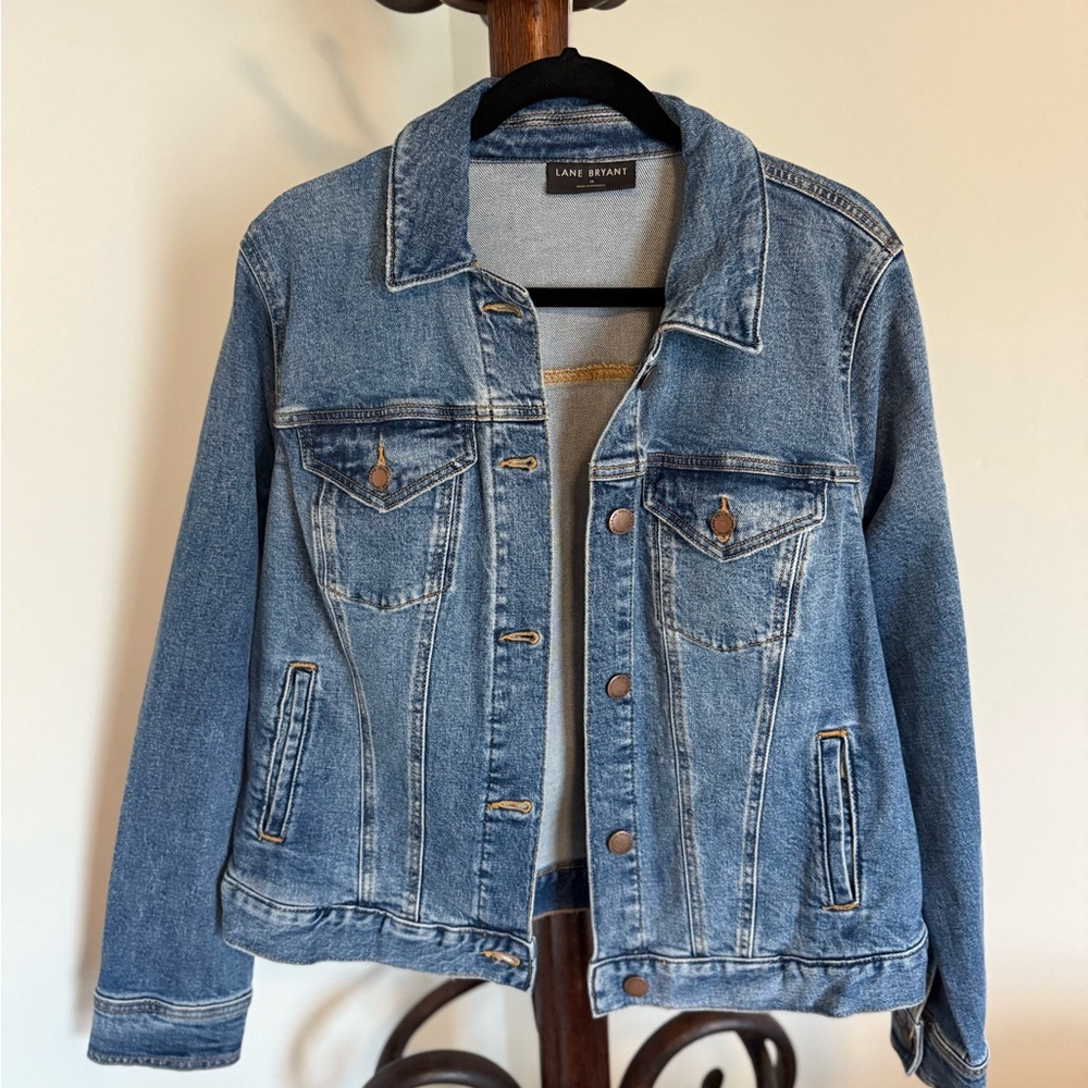 Lane Bryant Medium Wash Denim Jacket